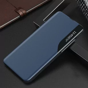 Eco Leather View Case elegancki futerał etui z klapką i funkcją podstawki Samsung Galaxy A52s 5G / A52 5G / A52 4G niebieski - Etui i futerały do telefonów - miniaturka - grafika 2