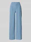 Spodnie damskie - Jeansy o szerokim kroju z elastycznym pasem model ‘KATE’ - miniaturka - grafika 1