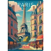 Zeszyty szkolne - Zeszyt A4 Retro City z marginesem - miniaturka - grafika 1