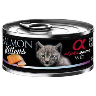 Alpha Spirit 85g Łosoś dla kociąt Alpha Spirit mokra kot (SALMON FOR KITTEN) - Mokra karma dla kotów - miniaturka - grafika 2
