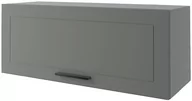 Meble kuchenne - Bergamo Szafka Wisząca Niska W4B/90 Szary Mat - miniaturka - grafika 1