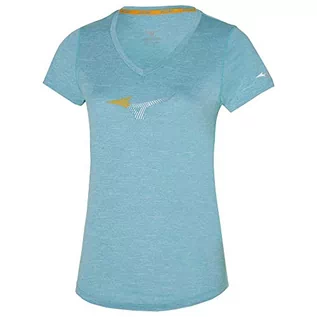 Koszulki i topy damskie - Mizuno Damska koszulka Impusle Core RB, Mleczny niebieski, S - grafika 1