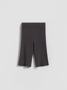 Reserved - Dzianinowe spodnie - ciemnoszary - Spodenki dla niemowląt - miniaturka - grafika 1