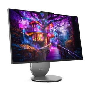 Lenovo Yoga AIO 27IAH10 Ultra 9 255H 27" QHD IPS 400nits 120Hz 16GB LPDDR5x-7467 SSD1TB Intel Arc 140T WLAN LAN+BT W11Pro Luna Grey F0J2001GPB - Zestawy komputerowe - miniaturka - grafika 1