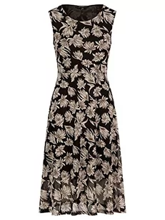 ApartFashion Sukienka damska, luźna sukienka wieczorowa, czarno-wielokolorowa, normalna, Czarno-wielokolorowy, L - Sukienki - miniaturka - grafika 1