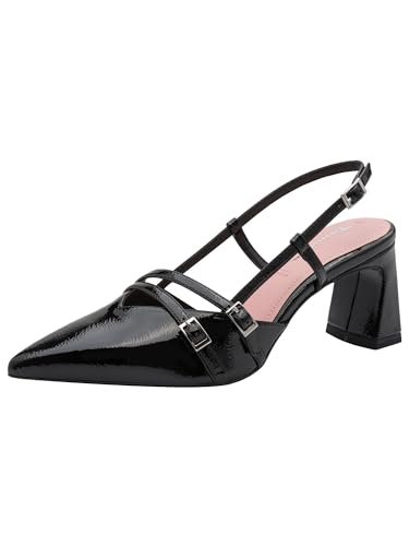 Tamaris Damskie czółenka Sling 1-29660-45, czarne, rozmiar 38 EU