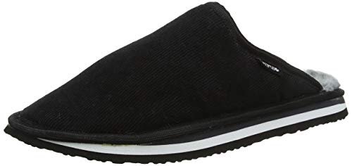 Fajne buty domowe męskie, niskie kapcie, czarny, 39-40 EU