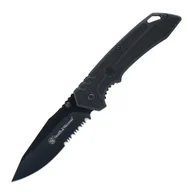 Noże - Smith & Wesson - Nóż składany Special Ops Serrated - 7Cr - Czarny - 1209514 - miniaturka - grafika 1