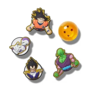 Zestaw 5 przypinek Jibbitz™ Dragon Ball Z 5-Pack 10014531 (CR357-a) Crocs - Glany damskie - miniaturka - grafika 1