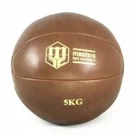 Obciążenia - Piłka lekarska MASTERS PL-BROWN 5 kg - miniaturka - grafika 1