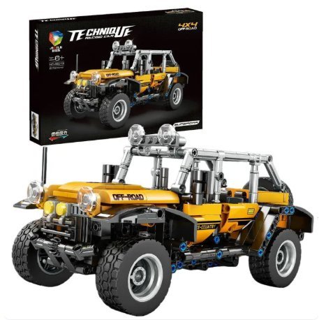 TECHNIC OFF-ROAD 4X4 – ZESTAW KLOCKÓW 573 ELEMENTY SAMOCHÓD TERENOWY JEEP WRANGLER