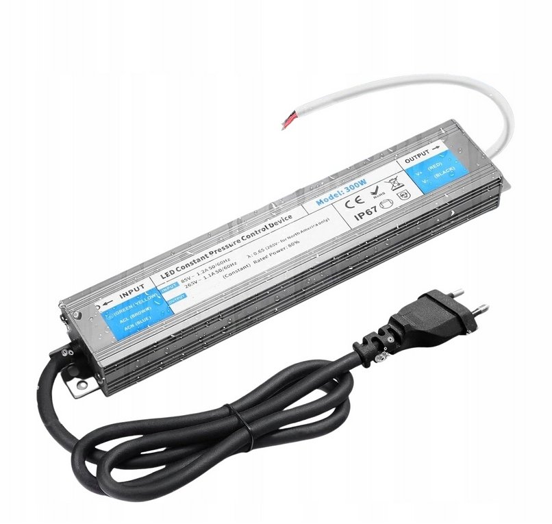 FORMAT Zasilacz Led 12V 25A 300W transor Led, wodoodporny
