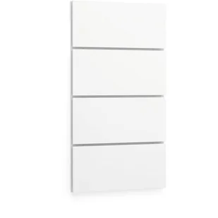 Panel ścienny LAYERS, 800 x 54 x 1486 mm, biały - Meble do przedpokoju - miniaturka - grafika 1
