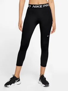 Nike Legginsy sportowe w kolorze czarnym - Spodnie sportowe damskie - miniaturka - grafika 1