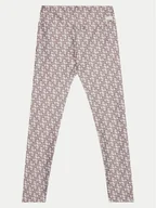 Legginsy - Guess Legginsy J5RB03 MC01P Beżowy Slim Fit - miniaturka - grafika 1