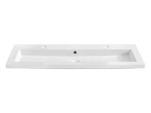 Comad Spirit White 120 Umywalka meblowa 121x46 cm biała UM-8070-120 - Umywalki - miniaturka - grafika 1