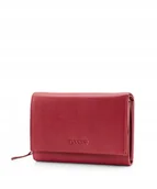 Portfele - Portfel Damski Skórzany Skóra Naturalna Średni Puccini Czerwony Co1600-3 - miniaturka - grafika 1