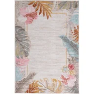 Dywany zewnętrzne - MULTI-DECOR Dywan Piar Liście beżowy 80 x 150 cm - miniaturka - grafika 1