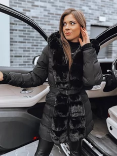 Kurtka zimowa damska CLUSTER czarna Dstreet TY4030-XL - Kurtki damskie - miniaturka - grafika 1