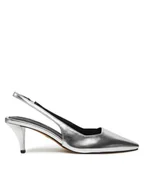 Sandały damskie - Nine West Sandały WFA3377-1 Srebrny - miniaturka - grafika 1