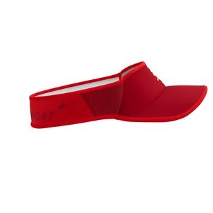 COMPRESSPORT Daszek biegowy VISOR ULTRALIGHT samba red - Czapki i chusty sportowe damskie - miniaturka - grafika 8