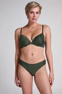 Majtki damskie - Hunkemöller Brazyliany Lace Back Zielony - miniaturka - grafika 1