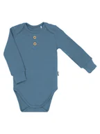 Body dla niemowląt - Niemowlęce body długi rękaw morski Nicol,r.56 - miniaturka - grafika 1