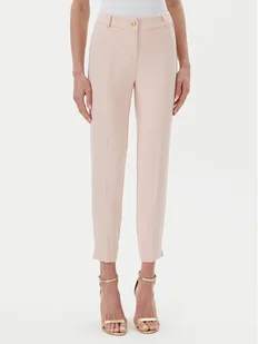 Maryley Spodnie materiałowe 25EB52Z/M24/43PY Różowy Regular Fit - Spodnie damskie - miniaturka - grafika 1