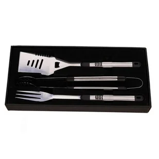 Sztućce do grilla komplet 3-częściowy stal nierdzewna Activa - Szczypce do grilla - miniaturka - grafika 1