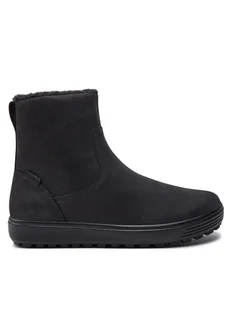 ECCO Botki Soft 7 Tred W 45075302001 Czarny - Botki damskie - miniaturka - grafika 1