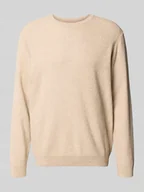 Swetry męskie - Sweter z dzianiny o kroju regular fit z czystej bawełny - miniaturka - grafika 1