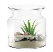 Wazony i flakony - Wazon, słój, las w szkle, szkło 15cm x 15cm JMD GROUP - miniaturka - grafika 1