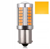 Żarówki samochodowe - PY21W 33 Led 5630 BAU15S Pomarańcz Stabilizator - miniaturka - grafika 1