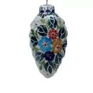 Bombki - Ceramiczna bombka szyszka Ceramika Bolesławiec - miniaturka - grafika 1