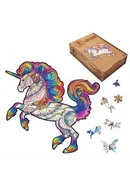 Puzzle - Unicorn Wooden Puzzle, puzzle drewniane, 260 elementów, rozmiar L - miniaturka - grafika 1