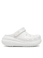 Klapki i japonki damskie - Crocs Klapki Classic Crush Clog 207521 Biały - miniaturka - grafika 1