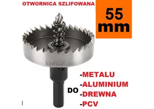 Otwornica szlifowana HSS 55 mm, wiertło do metalu, aluminium, drewna - Otwornice - miniaturka - grafika 1