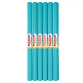 Szkolne artykuły papiernicze - Starpak Bibuła marszczona turkusowa pakiet 10 sztuk - miniaturka - grafika 1