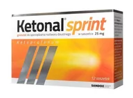Przeziębienie i grypa - Sandoz Ketonal Sprint 25 mg x 12 sasz | DARMOWA DOSTAWA OD 199 PLN! - miniaturka - grafika 1