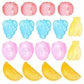 Akcesoria do lodu - Kostki lodowe wielorazowe owoce forma na lód do kostek lodu zestaw 18 elementów kod: O-259147 + Sprawdź na SuperWnetrze.pl - miniaturka - grafika 1