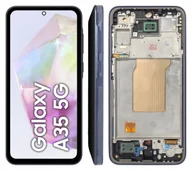 Części serwisowe do telefonów - WYŚWIETLACZ LCD SZYBKA DOTYK DO SAMSUNG GALAXY A35 5G OLED RAMKA NIEBIESKI - miniaturka - grafika 1