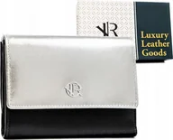 Portfele - Rovicky Skórzana damska portmonetka elegancka od Rovicky NoSize - miniaturka - grafika 1