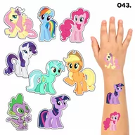 Zabawki kreatywne - TATUAŻE ZMYWALNE DLA DZIECI TYMCZASOWE MY LITTLE PONY - 8 EL. / 150 WZORÓW - miniaturka - grafika 1