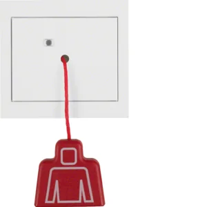 Łącznik pociągany z ramką Berker K.1 biały - Inne akcesoria elektryczne - miniaturka - grafika 1