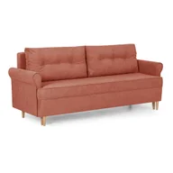 Sofy i kanapy - Kanapa sofa 3 os z funkcją spania ELITE czerwony - miniaturka - grafika 1