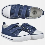 Buty dla dziewczynek - TRAMPKI DZIECIĘCE BIG STAR NA RZEP WYGODNE KAPCIE SZKOLNE OO374010 AW24 - miniaturka - grafika 1