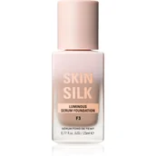 Podkłady do twarzy - MAKEUP REVOLUTION SKIN SILK SERUM FOUNDATION PIELĘGNUJĄCY PODKŁAD DO TWARZY F3 23ML - miniaturka - grafika 1