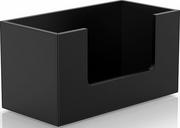 Pojemniki łazienkowe - Pojemnik na chusteczki Brownie 13 x 26,5 cm czarny - miniaturka - grafika 1