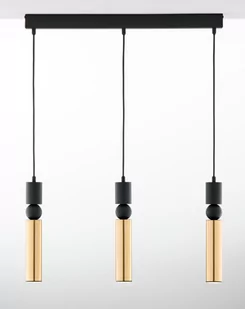 Potrójna, efektowna lampa nad stół JUP 2007 AL3 CZ/MS - Lampy sufitowe - miniaturka - grafika 1