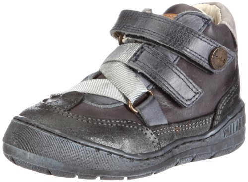 P-L-D-M by Palladium Półbuty chłopięce BRONKER, szary - Szary Grey Blu. - 24 EU